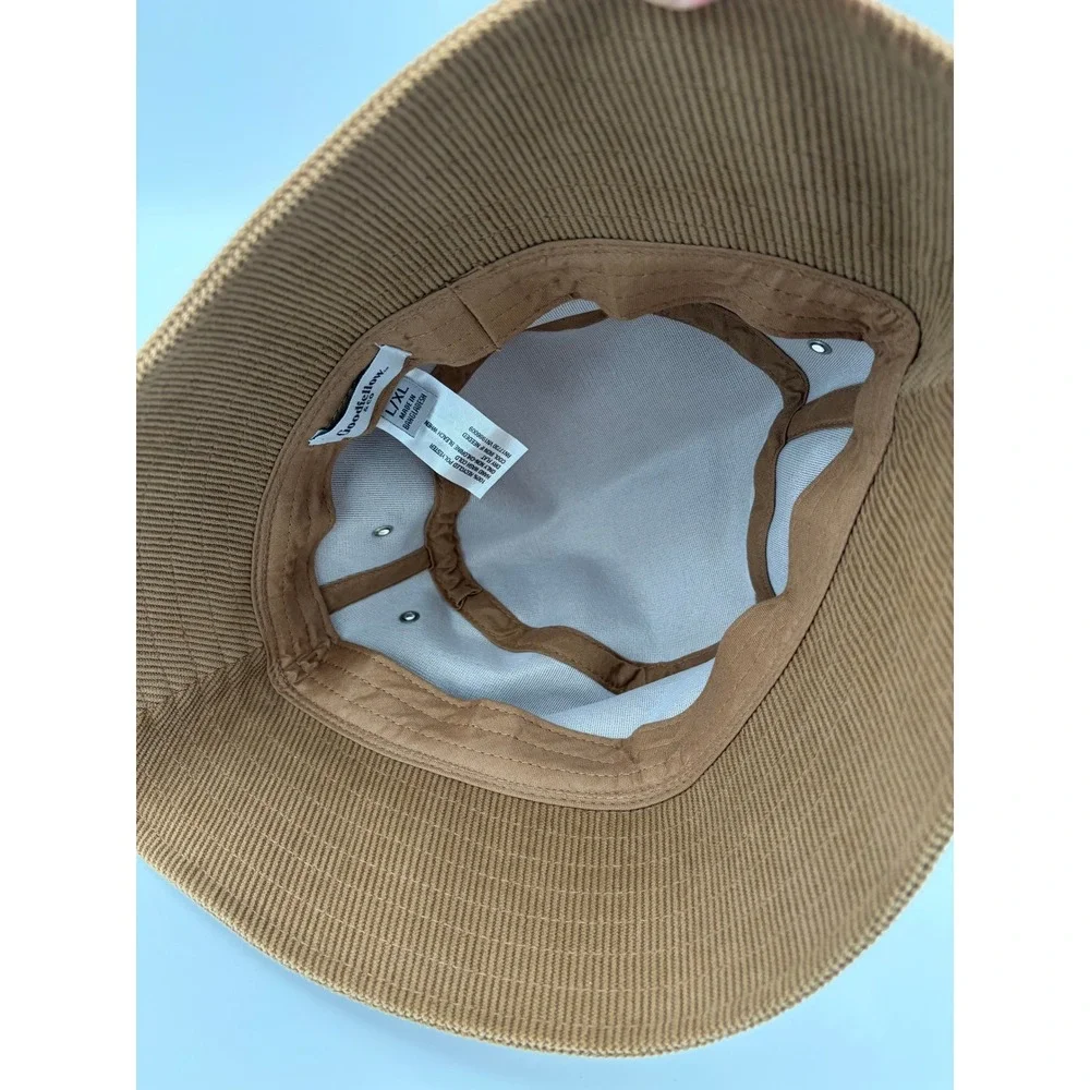 Goodfellow & Co Bucket Hat Mens L/XL Brown Corduroy Recycled Polyester
